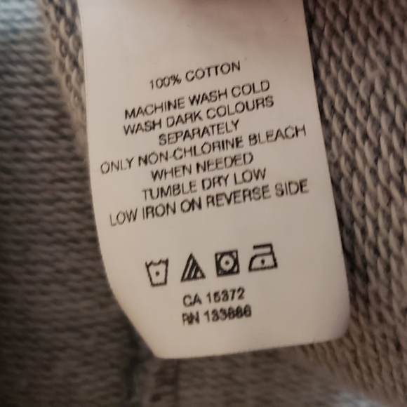 Joe Fresh Cowel Neck Oversized Sweatshirt Womens S Grey Drawstring Batwing - Picture 8 of 8